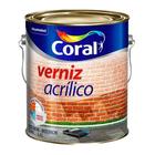 Verniz Acrílico Coral Incolor Galão 3,6 Litros