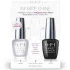 Verniz Base e Top Coat OPI Infinite Shine Duo Pack - Brilho Duradouro 0,5 Fl Oz cada garrafa