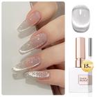 Verniz de unhas em gel Double Rhythm Cat Eye 15mL holográfico MC1019