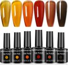 Verniz de unhas Senvenski Tortoise Shell Orange Jelly Gel BT6-002