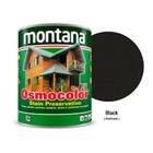 Verniz Osmocolor Stain Preto Black Acetinado Montana 900ml Madeira