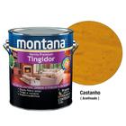 Verniz Tingidor Castanho Acetinado Duplo Fitro Solar Montana 3,6L Madeira