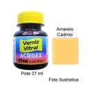 Verniz Vitral 536 Amarelo Cádmio Acrilex 37 Ml