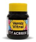 Verniz Vitral PRETO 520 ACRILEX - 37ml