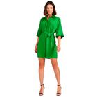 Vestido Acostamento Fashion In24 Verde Feminino