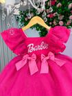 Vestido Infantil Barbie Filme Xadrez Festa Luxuoso - Charlotte - Vestido  Infantil - Magazine Luiza