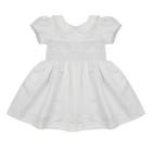 Vestido Batizado Bebê Casinha de Abelha Pérolas Papilloo