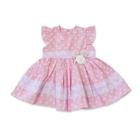 Vestido Bebê Vestidinho Menina Luxo Marinheira Unicórnio Floral P M G