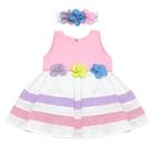 Vestido Bebê Vestidinho Menina Luxo Marinheira Unicórnio Floral P M G