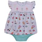 Vestido Body Bebê Suedine Pirulitos - ANJOS BABY