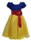 Vestido Branca de Neve Fantasia Infantil