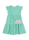 Vestido Brandili 36266 Infantil Com Bolsa de Paetê Meia Malha T. 01/10