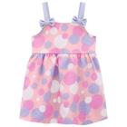 Vestido Brandili Malha Estampa Bolinhas Bebê - Brandili Baby