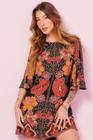 Vestido Curto Floral Planet Girls Estampado