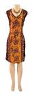 Vestido Curto Indiano Boho Regata Batik Bordado IP-3049