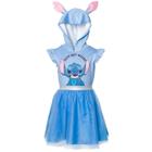 Vestido de cosplay Disney Lilo & Stitch para meninas azul de 14 a 16 anos