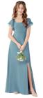 Vestido de dama de honra Jirocum Little Infant Split JR001 Moody Blu