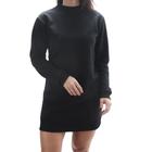 Vestido De Moletom Feminino Blusão Curto Manga Longa Blusa Vestidinho Liso Leve Confortável