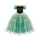 Vestido de Princesa Anna e Elsa para Halloween - Fantasia Infantil (3 a 10 anos)