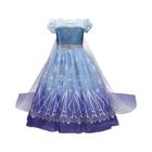 Vestido de Princesa Elsa Frozen para Meninas - Fantasia Infantil com Lantejoulas