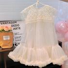 Vestido de Princesa para Meninas - Tule com Lantejoulas e Arco-Íris