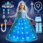 Vestido de princesa TOLOYE Elsa Frozen com acessórios para meninas