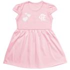 Vestido do Flamengo Infantil Canelado Oficial Torcidababy - Torcida Baby