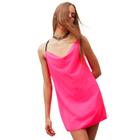 Vestido Easy Lança Perfume Decote Bobo AV24 Rosa Feminino