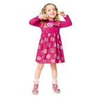 Vestido em Cotton Infantil Manga Longa Kyly