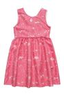 Vestido em tecido jacquard acetinado Quimby Rosa