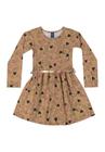 Vestido Estampado Infantil Bee Loop