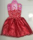 Vestido Fantasia Carnaval Halloween Minnie Tamanho Único - Indicado para crianças de 5-10 anos (dependendo do tamanho da criança). - Só Princesas