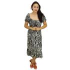 Vestido Feminino Ciganinha Animal Print Zebra MO 21.06.0282