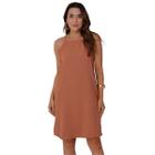 Vestido Feminino Crepe Duna Alcinha Confortável