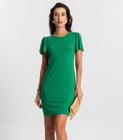 Vestido Feminino Curto De Ribana Canelada KO Verde