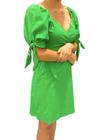 Vestido feminino de tecido transpassado - doce trama