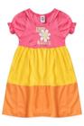 Vestido Feminino Infantil I Need Fun Tricolor