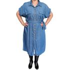 Vestido Feminino Jeans Plus em Promoção no Magazine Luiza