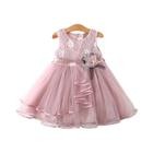 Vestido Floral Casual de Verão para Meninas - Fantasia de Festa Infantil - Vestido Tutu de Princesa