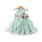 Vestido Floral Casual de Verão para Meninas - Fantasia de Festa Infantil - Vestido Tutu de Princesa