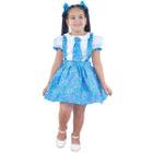 Vestido Formatura Abc Azul - Jardineira Meninas 6 Meses a 10 Anos