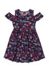 Vestido Infantil Bee Loop Estampado Feminino