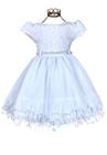 Vestido Infantil Branco Festa Luxo Bebê - Batizado