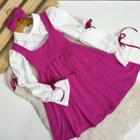 Vestido Infantil Camponesa