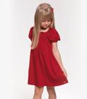 Vestido Infantil Com Glitter Trick Nick Vermelho