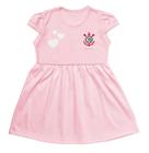 Vestido Infantil Corinthians Rosa Torcida Baby