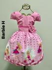 Vestido Infantil Barbie Filme Xadrez Festa Luxuoso - Charlotte - Vestido  Infantil - Magazine Luiza