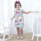 Vestido infantil das bonecas Lol surprise tubinho trapézio