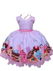 Vestido Infantil Doces Doceria Confeitaria Rosa Luxo