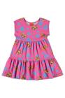 Vestido infantil em algodão verão malwee kids patrulha canina 1-2-3-4-6-8